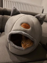 Cama de invierno para gatos, alfombrilla pequeña, cesta para perro pequeño, productos de tienda para mascotas, cueva acogedora, cama interior, Comodidad para dormir