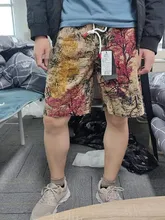 Pantalones cortos de algodón y poliéster con cordón para hombre, Shorts informales a la altura de la rodilla de estilo chino para primavera y verano