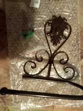 Towel-Roll-Holder Toilet-Paper Bathroom-Accessories Iron Wall-Mount-Rack Vintage Classic