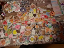 Pegatinas de cosmética para chica y mujer, calcomanías bonitas para motocicleta, equipaje, guitarra, monopatín, impermeables, DIY, 10/30/50 Uds.