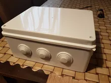 Power-Box Junction-Box Abs-Plastic Waterproof Outdoor Shell-Connection-Cable Indoor-Wire