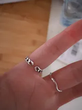 Anillos abiertos con letras de Metal para hombres y mujeres, joyería de fiesta, Punk, Vintage, Inglés