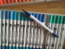 Conjunto de rotuladores de doble punta, Set de 12-120 rotuladores para dibujo artístico, obra de arte con acuarela