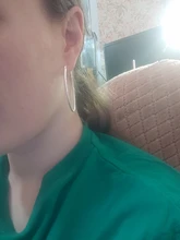 AGLOVER-pendientes de plata de ley 925 esmeriladas redondas para mujer, 50MM, grandes, de moda, alta calidad, regalo de joyería de boda