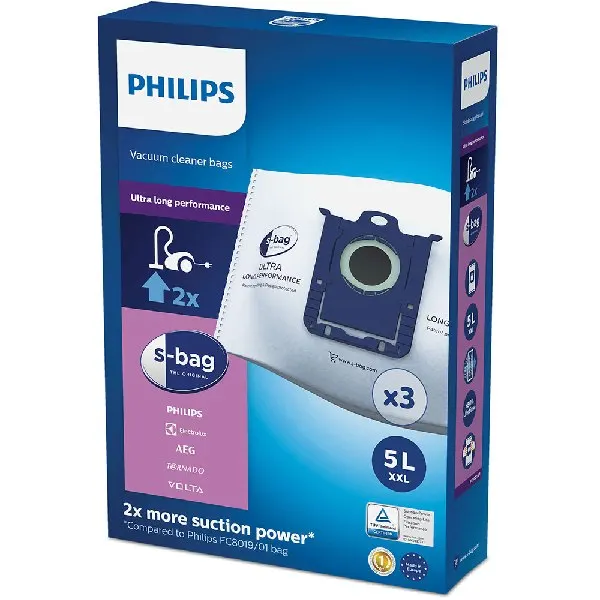 Мешки для пылесоса Philips FC8027/01 белый синий