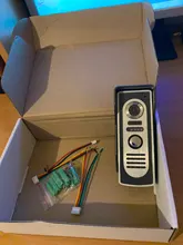 7  TFT LCD Video Portero Interfono Intercom，videoportero inalambrico Kit( 1 Monitor de 7, 1 Cámara，Cámara de Vigilancia, Desbloqueo Remoto, Visión Nocturna)