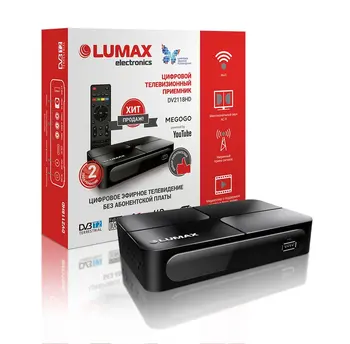 

DVB-T2, DVB-C receiver Lumax dv-2118hd