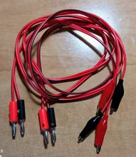 Lead-Connector Probe Measure-Tool Multimeter Crocodile-Clip Test-Cable Banana-Plug Alligator