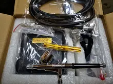 Airbrush-Compressor Spray-Gun Power-Touch-Switch Auto-Stop-Function Dual-Action Nasedal