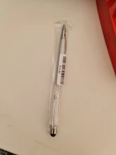 Bolígrafo de cristal creativa, bolígrafo de diamante bolígrafos de papelería, bolígrafo táctil, 11 colores, negro aceitoso, 1 Uds./venta