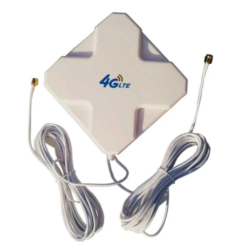 3G 4G LTE GSM High Gain 35dB MIMO Antenna with Base Station for Booster Signal Amplifier Extender Router Mobile Hotspot