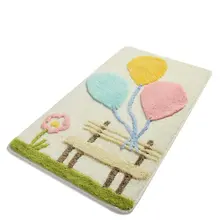 Коврик для ванной-коврики | коврик для ванной нескользящие Противоскользящие коврики розовый шар 60X100 см