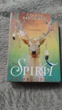 Las cartas del Tarot cubierta juegos inglés versión Tarot tarjeta el espíritu Animal Oracle juego de mesa para fiesta de la Familia Diversión jugando juegos