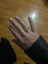 Anillo abierto de 100% Plata de Ley 925 para mujer, diseño de onda Irregular minimalista, joyería de Color dorado, bisutería de cumpleaños