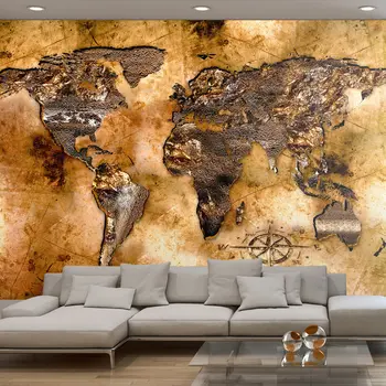 

Iridescent wall mural-continents-200x140 cm