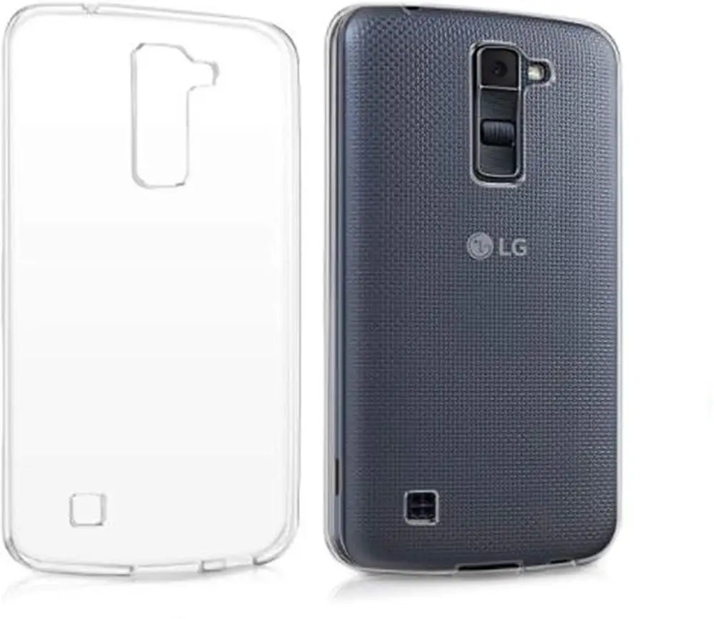Подставка чехол гелевый Чехол для LG K10 прозрачный чехол