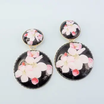 

Earrings jewelry orchids (54512)