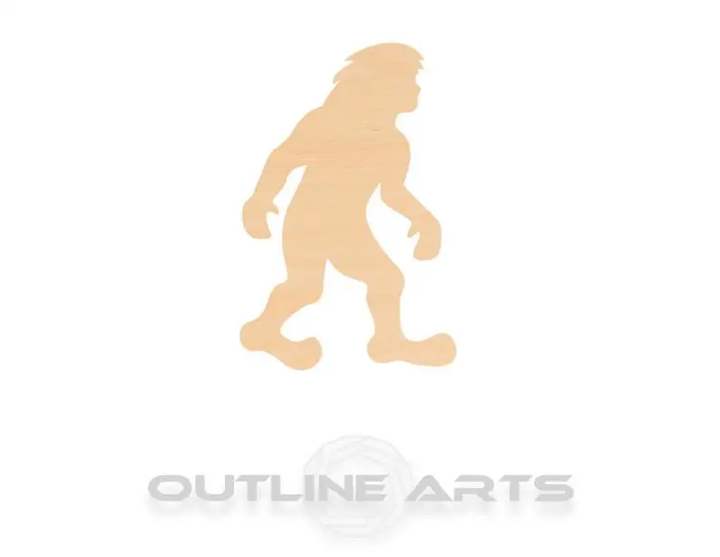10 шт. Bigfoot 2 Лазерная резка деревянная форма ремесло поставка