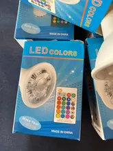 RGB Lamp Bombillas Led-Spots-Light Remote-Control Rgbww-Gu10 Led gu-10 220V 16-Colors