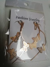 Pendientes clásicos de mariposa de circón para mujer, pendientes no perforados de oro de lujo para boda, aretes llamativos, Clips para las orejas, joyería
