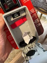 Master Lock-Candado de combinación para almacenamiento de llaves, caja de seguridad para guardar llave con contraseña, cajas organizadoras