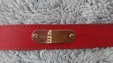Dogs-Tag Collars German Shepherd Brown Personalized Genuine-Leather Pitubull Rich Large