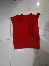 Red Skirts Ruffles Sexy Black Office Lady Plus-Size Womens High-Waist Casual Pencil Jupe