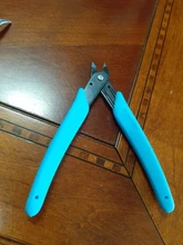 1 Uds azul de lado cizalla cortadora Clipper de cordón Alicates para alambre de joyería herramientas de alicates, herramientas y equipo