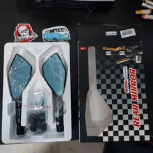 Mirrors Scooter Motorcycle-Handlebar Universal Rear-View Yamaha Ktm Anti-Glare Suzuki