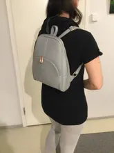 Nevenka-Mochila De cuero suave para mujer, bolsa de marca de estilo Preppy, informal, para adolescentes