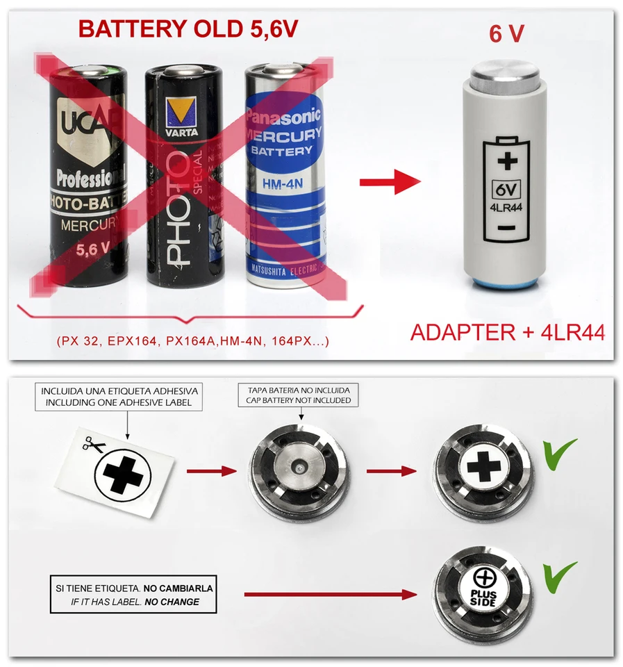 ADAPTER + BATTERY + KIT: for Yashica Electro 35, GL, G, GS