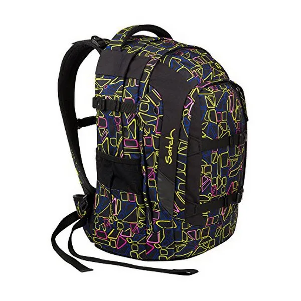 Школьная сумка Eco Ergobag SAT-SIN-001-9K5 черный мультицвет(30X22x45 см