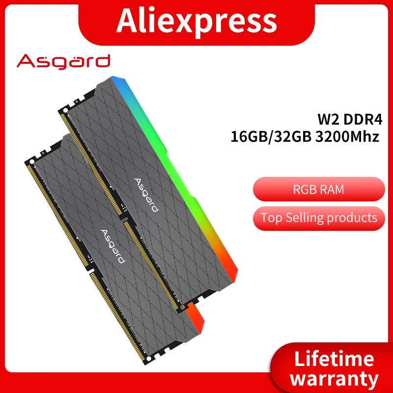 Asgardメモリ 32GB(4 x 8GB) DDR4 3200MHz Asgardメモリ 32GB(4 x 8GB) DDR4 3200MHz