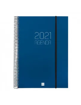 

Annual spiral AGENDA OPAQUE E40 1DP 2021 blue +