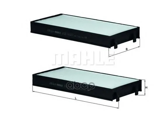 Cabin filter(Set of 2 Pcs) Mahle/Knecht La221s Mahle/Knecht. LA221S