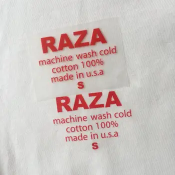 

factory direct production Tagless Heat Transfer Clothing Labels