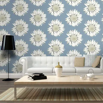 

Wall mural-white sunflowers-200x154 cm