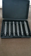 Juego de brocas para extraer tornillos dañados, herramientas de demolición, Extractor de tornillos pelados, fácil de quitar, 6 uds.