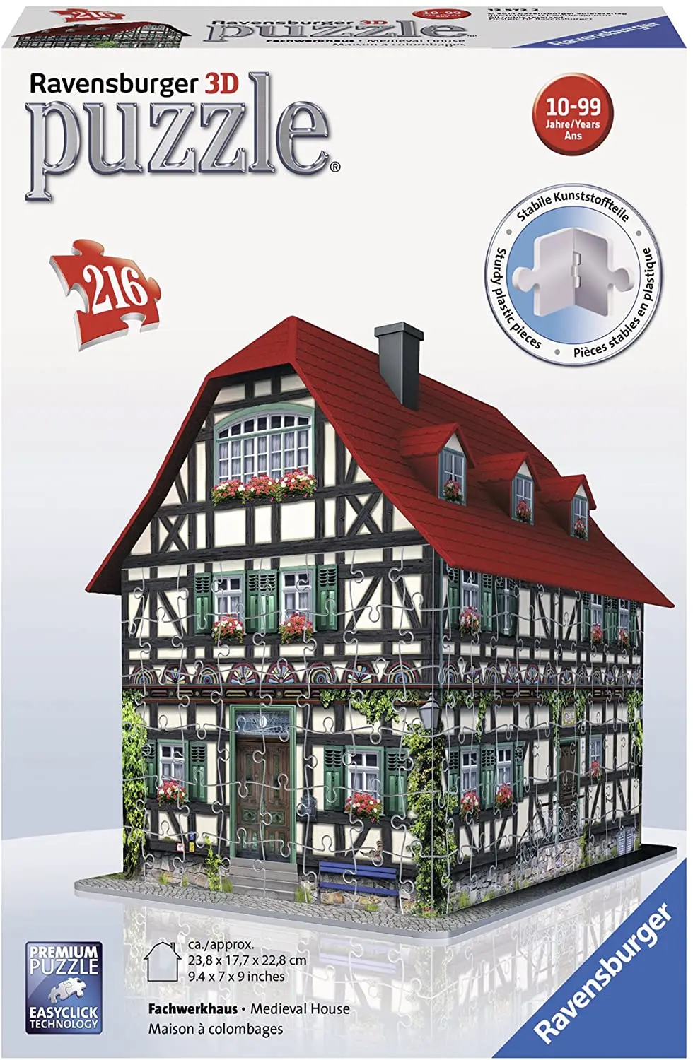 compenseren Psychiatrie Dodelijk Ravensburger Middeleeuwse Huis 3D Puzzel 216 Pcs 125722|Puzzels| -  AliExpress