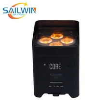 8X Лот шестигранный заряжаемый 4 светодиодный s* 18 Вт 6в1 RGABW UV APP мобильный аккумулятор беспроводной светодиодный Par Светильник светодиодный Par проектор вверх светильник