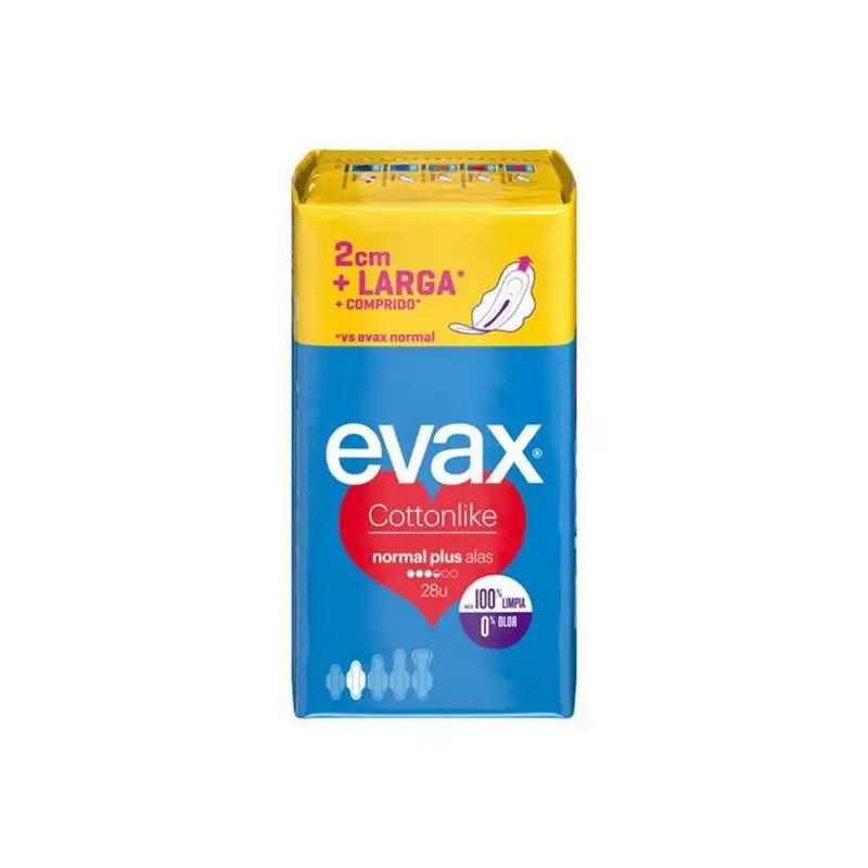 Компрессы обычные с крыльями плюс Evax(28 шт