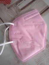 Mascarillas faciales FFP2 reutilizables KN95, máscaras protectoras FPP2 ffp2, color negro, FFP 2 FFP3, 5-70 uds., CE