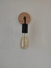 Fixtures Lighting Sconces Decorative Wall-Lamp Retro-Decor Industrial-Loft Wood Living-Room