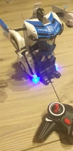 Robot de transformación en coche de radiocontrol para niños, Juguete de robot transformable en vehículo de control remoto, regalo para niños