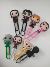 Marcapáginas de película para libros, Clips de papel para maestro de la escuela, punto de libro suministros de oficina, amigos, regalo de Navidad, 8 Uds.