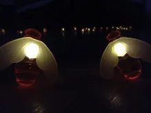 Fairy-Light Fence Led-String Patio Solar-Powered Christmas Honey Outdoor Garden 20leds