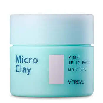 

Face mask vprove micro clay pink jelly pack moisture