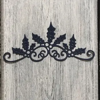 

ArtScrap Holly corner Cutting Dies Stencils For Scrapbooking Decorative Craft Embossing Die Cuts | Art: 297