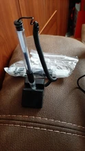 Soporte de escritorio de 0,5mm para bolígrafo de gel fijo bolígrafo de firma publicitaria, papelería escolar para oficina, azul, rojo, negro + 10 recambios de bolígrafo