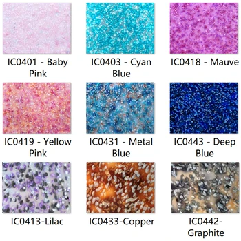 

400mm x 300mm x 3.0mm Acrylic/PMMA Pearlescent Ice Crystal Sheets for Jewelries, Crafts, Art Works, Decoration - 6 pcs/lot